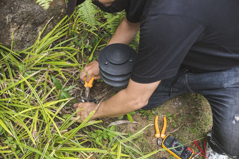 Garden Lights Installation