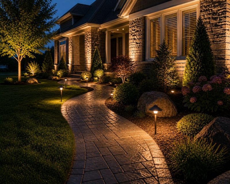 Courtyard Light Installation in Prescott Valley, AZ