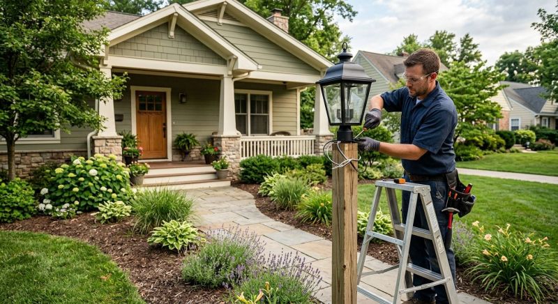 Garden Lighting Installation in Denver County, CO