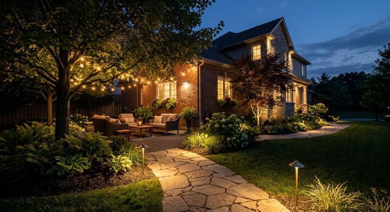 Garden Lighting Installation in Kansas City, MO