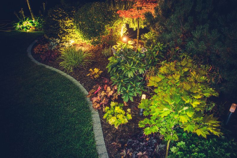 Nighttime Garden Lighting
