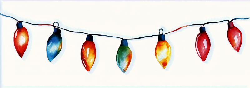 Holiday Lights Hanging in Overland Park, KS