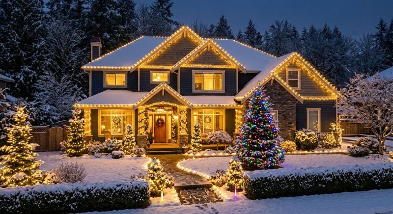 Seasonal Lights Installation in Overland Park, KS
